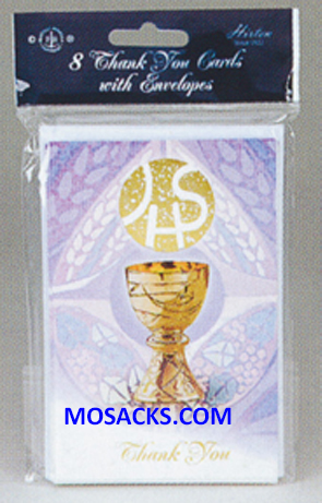 First Communion Thank You Notes 8 in Pack 12-CT-4210