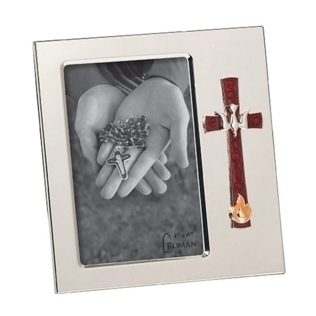 Confirmation Frame, 7" Dove & Flame