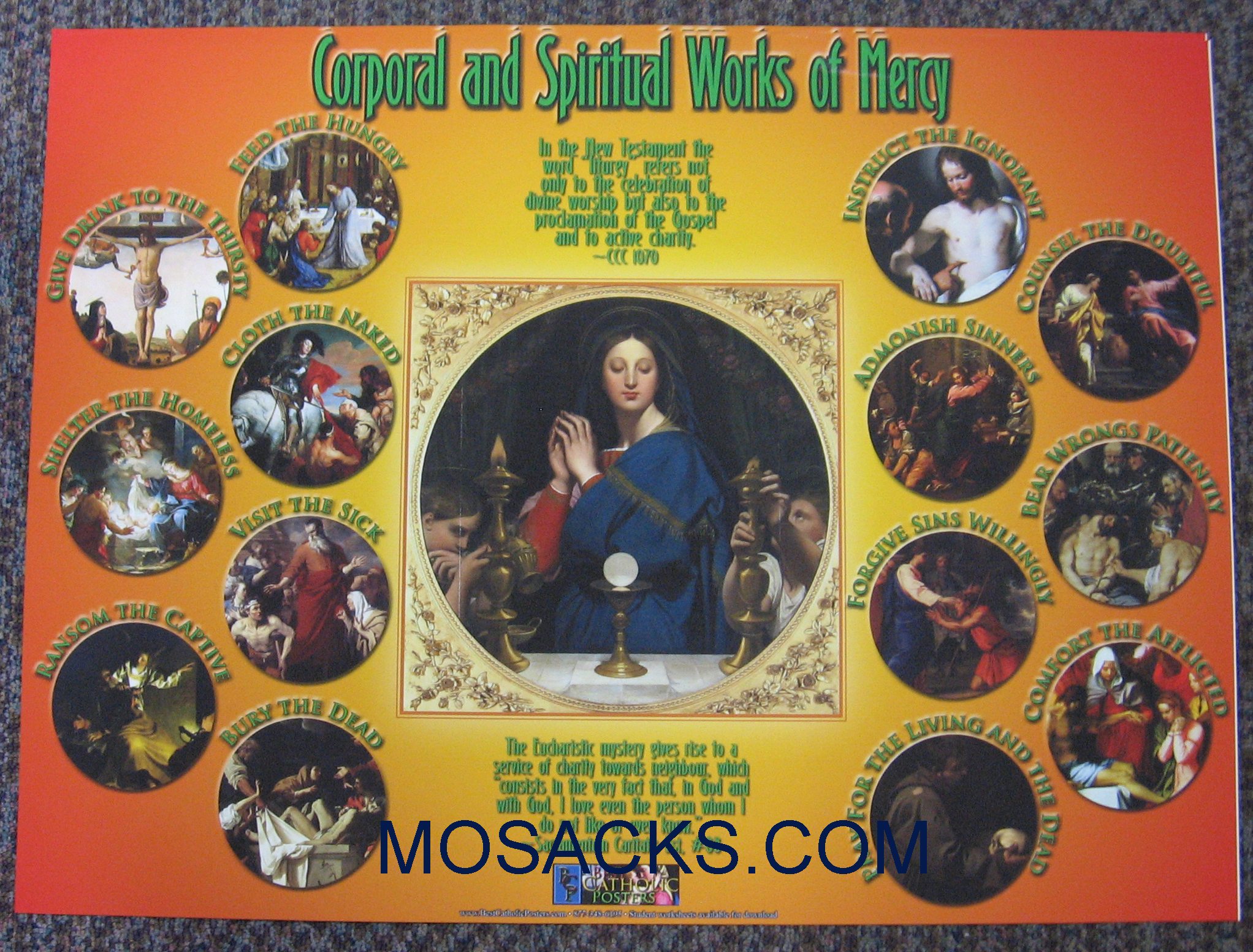Corporal and Spiritual Works of Mercy Poster-81