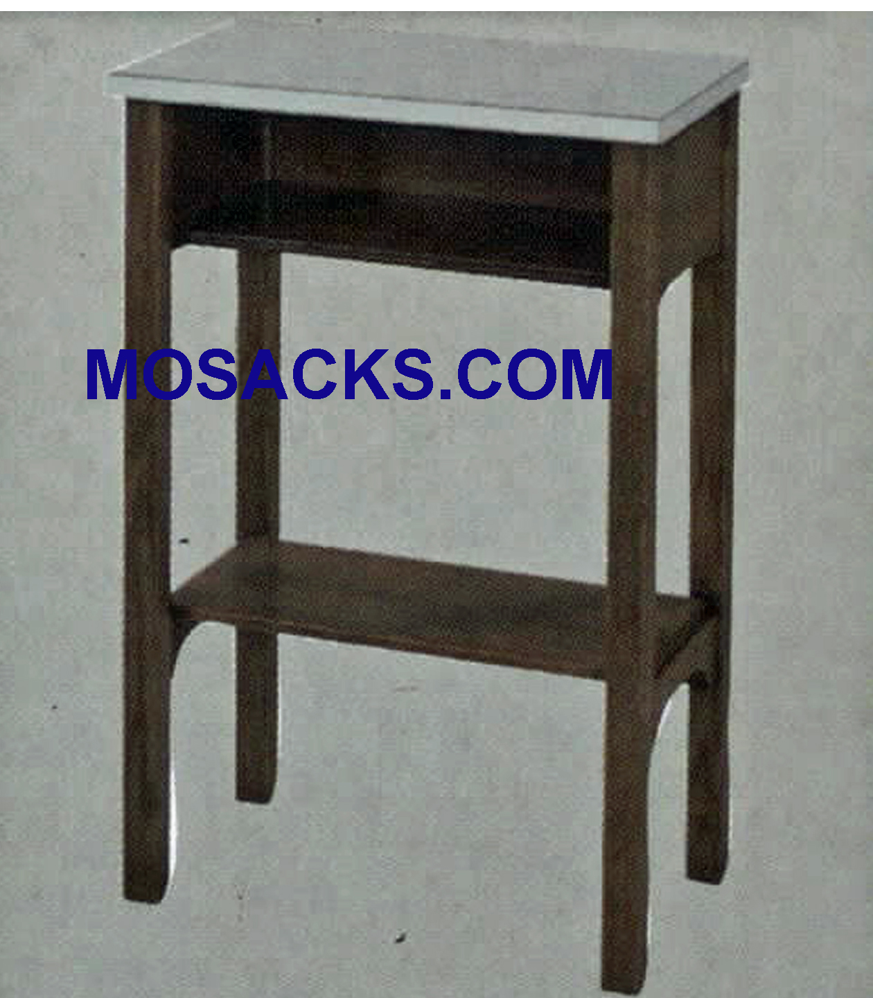 Credence Table w/shelf and laminate top 20" w x 13"d 30" h 40-341