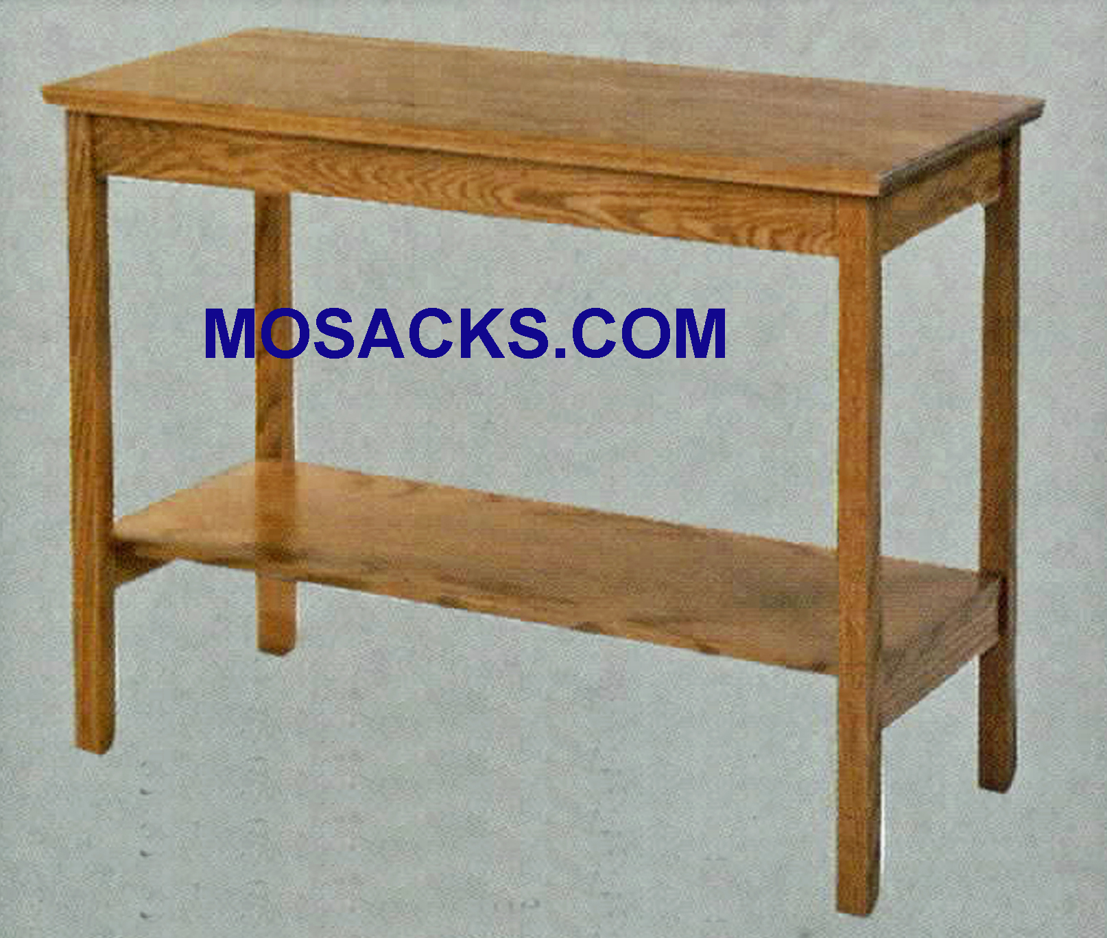 Credence Table w/Solid Oak Top and Frame 48" w x 24" d 30" h 40-346A