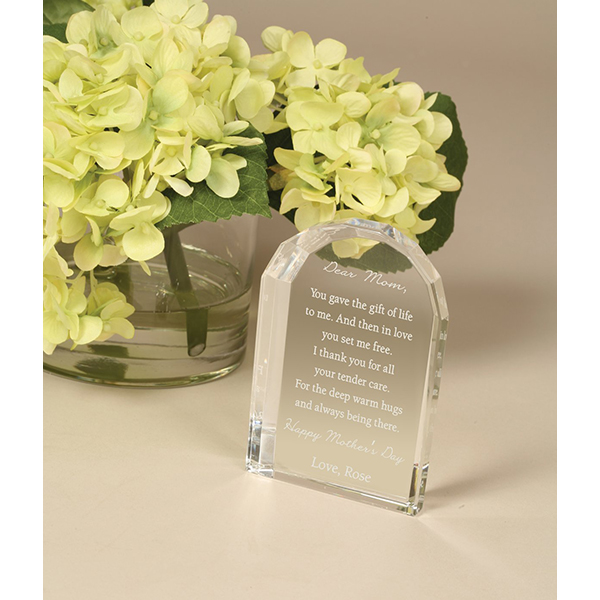 Crystal Plaque Arched