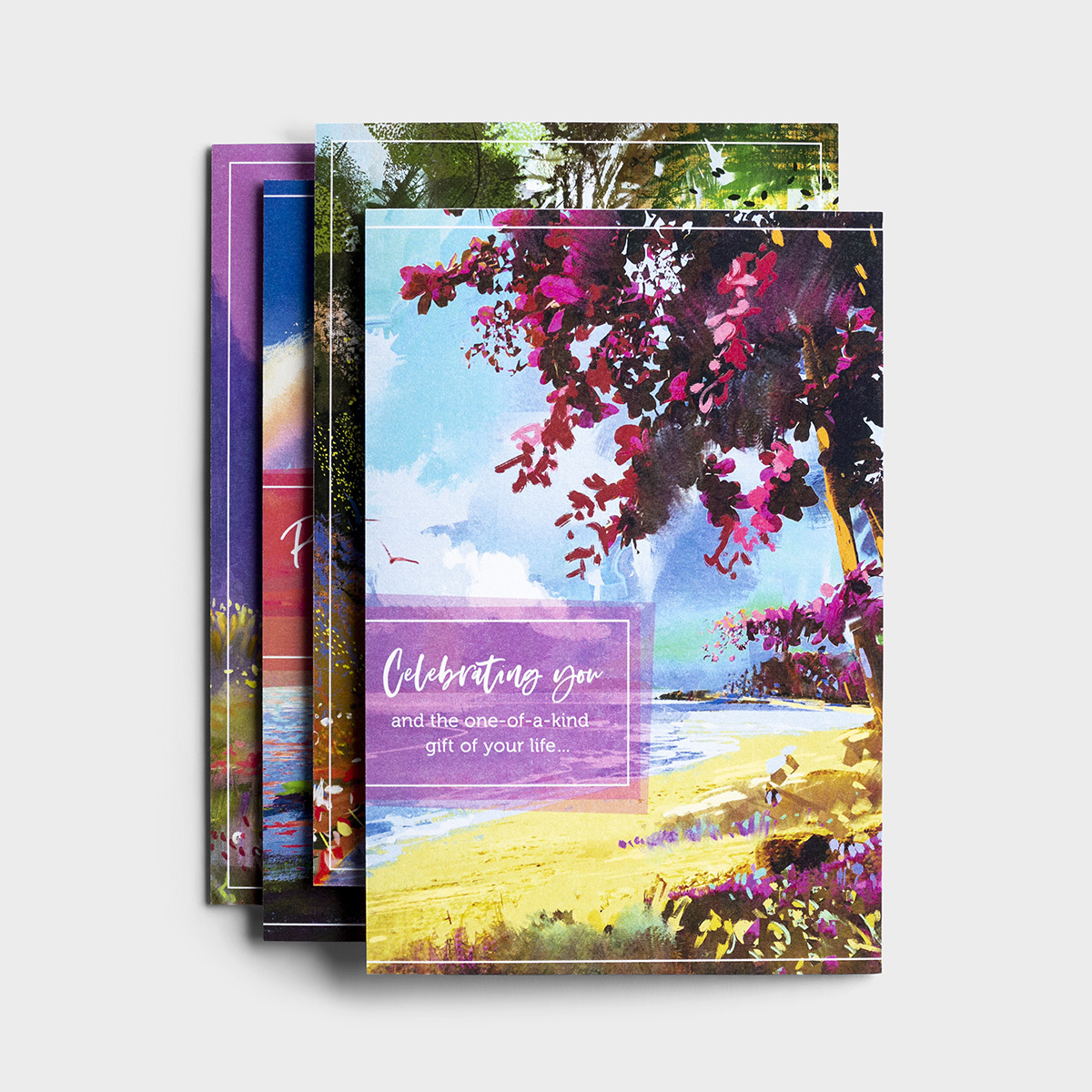 Dayspring - Boxed Cards - Birthday, Colorful Landscapes, J0383