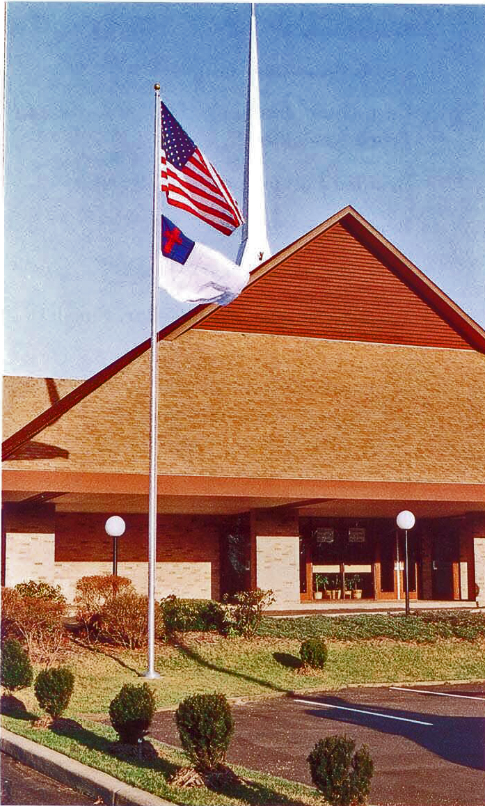 Residential 15' Aluminum Bronze Anodized Flagpole w/ External Halyard
