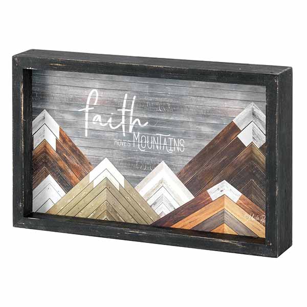 "Faith Moves Mountains" Wall Art