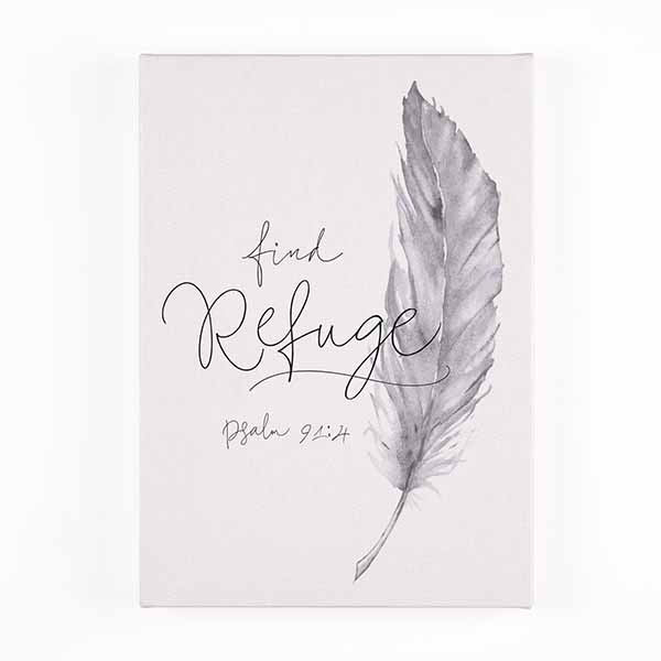 "Find Refuge" 5" x 7" Wall Art