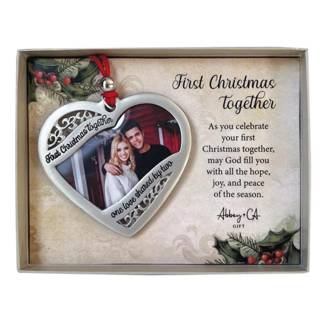 First Christmas Together Picture Ornament 