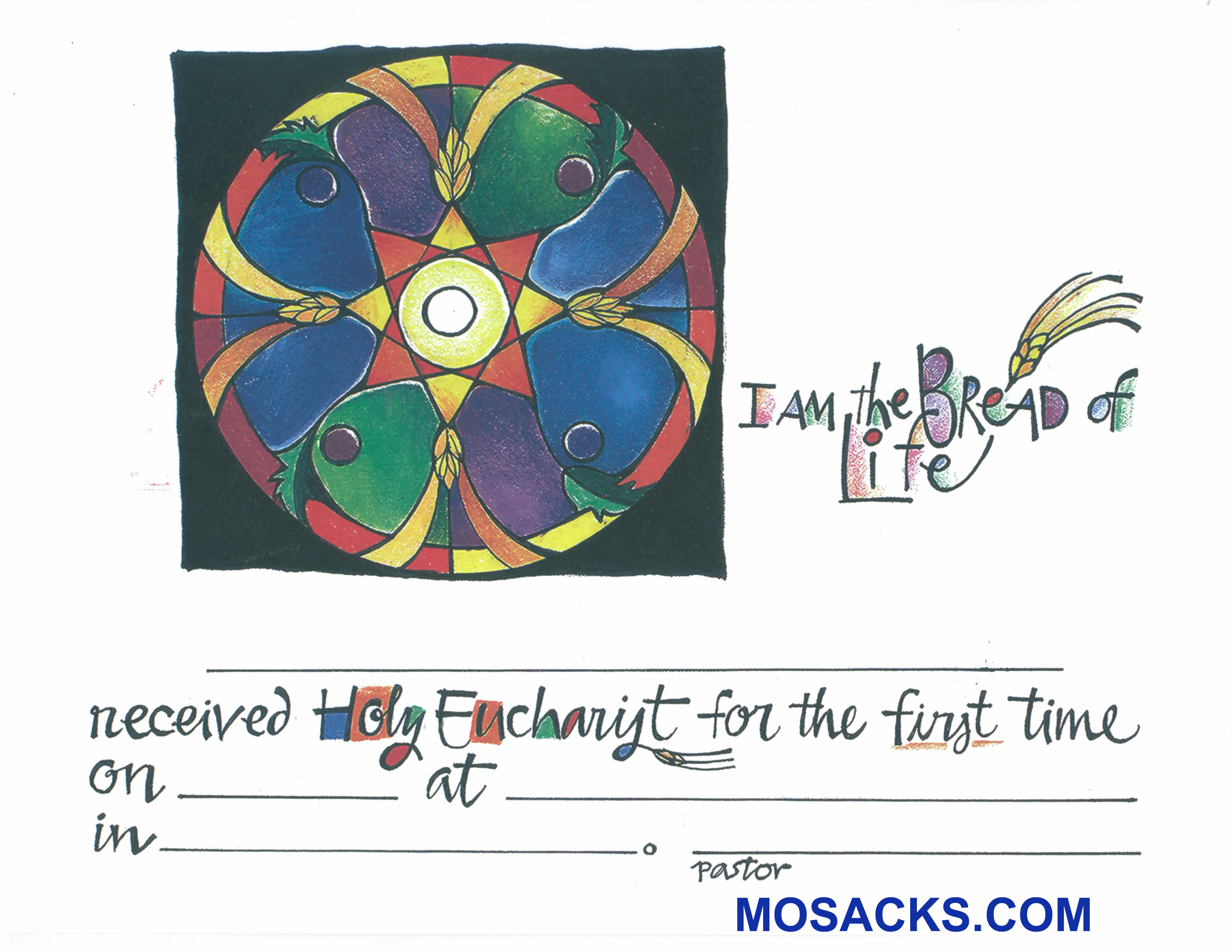 First Communion Certificate-WLP000996