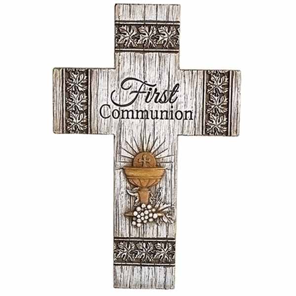 First Communion 8.75" Wall Cross