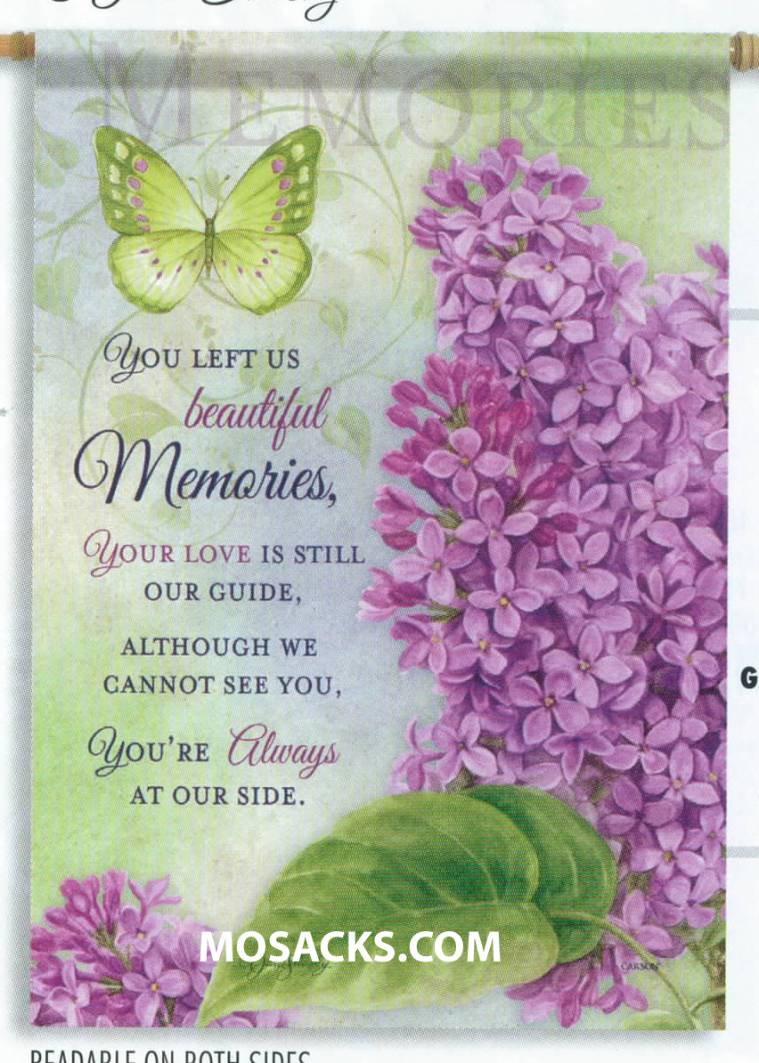 Flagtrends Beautiful Memories 13x18 Inch Double Sided Garden Flag 480-45578