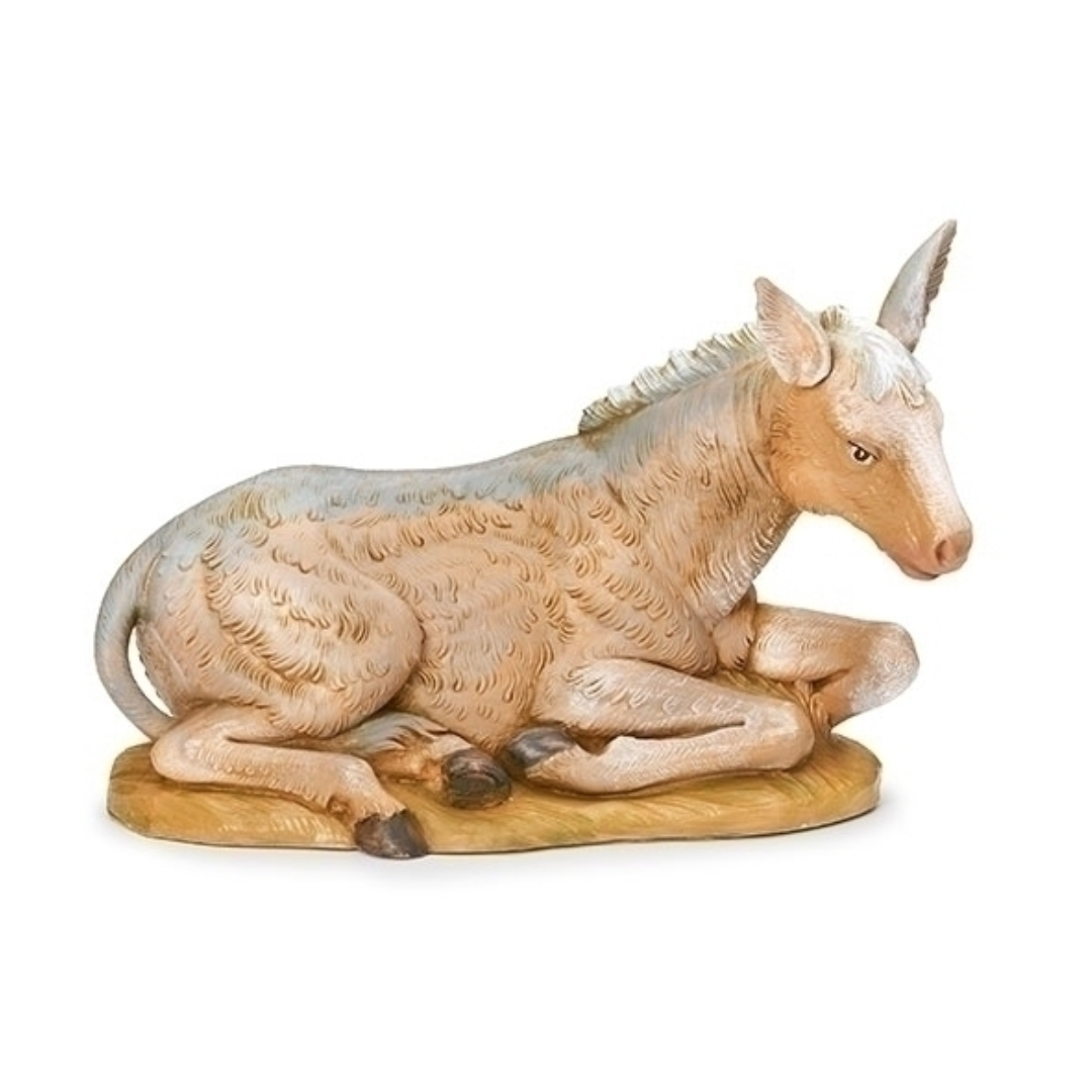 Fontanini 12" Seated Donkey