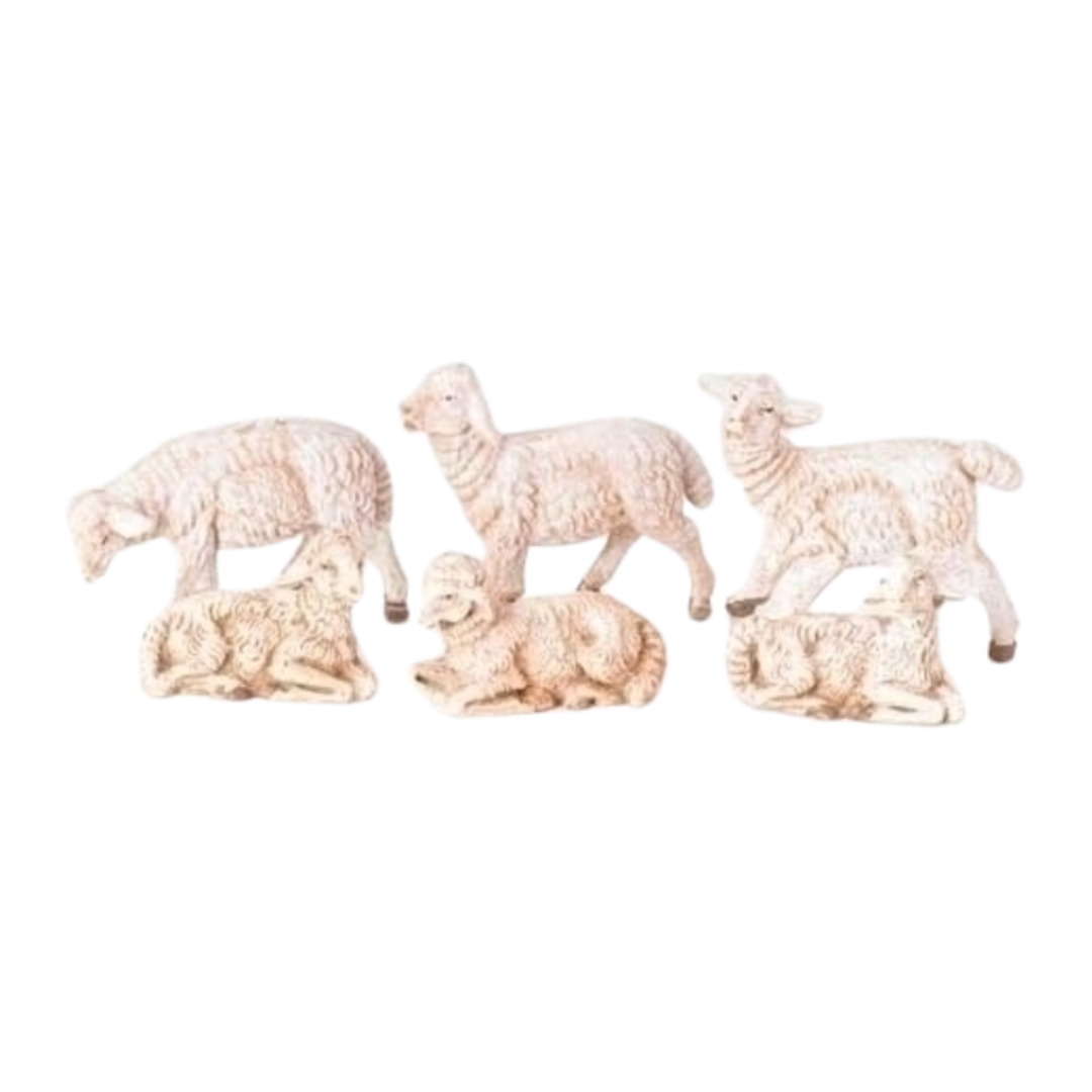 Fontanini 3.5" Six-Piece Sheep Set