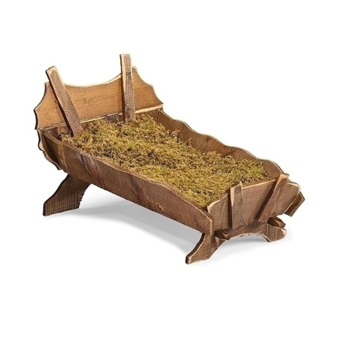 Fontanini Nativity 50" Masterpiece Collection Jesus' Wood Manger