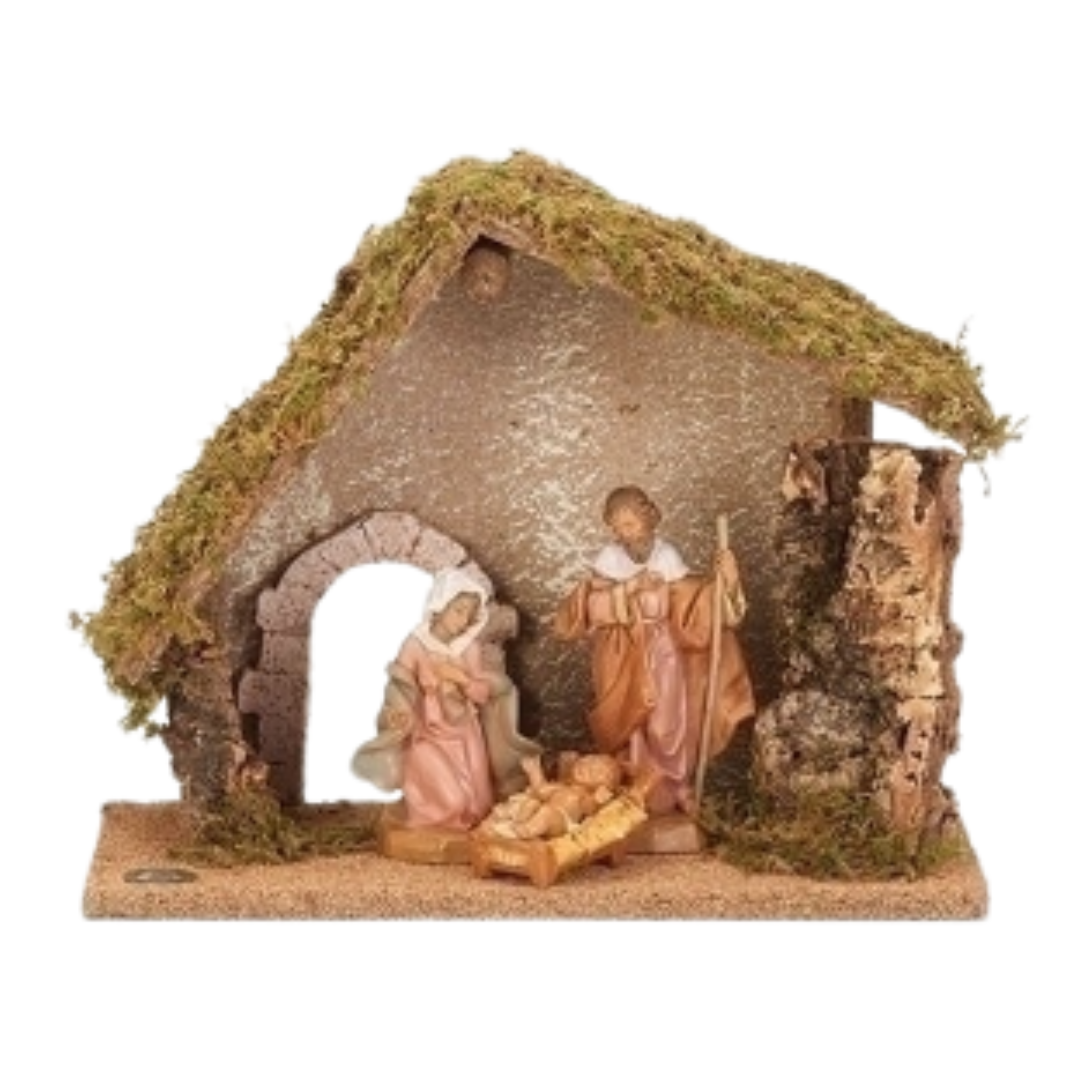 Fontanini 5" Heirloom Nativity Italian Starter Set 