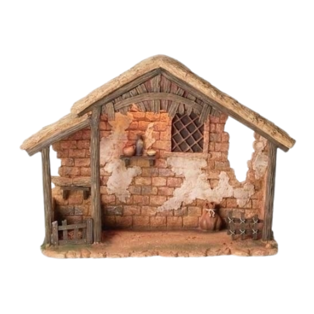 Fontanini 7.5" Heirloom Nativity Resin Stable
