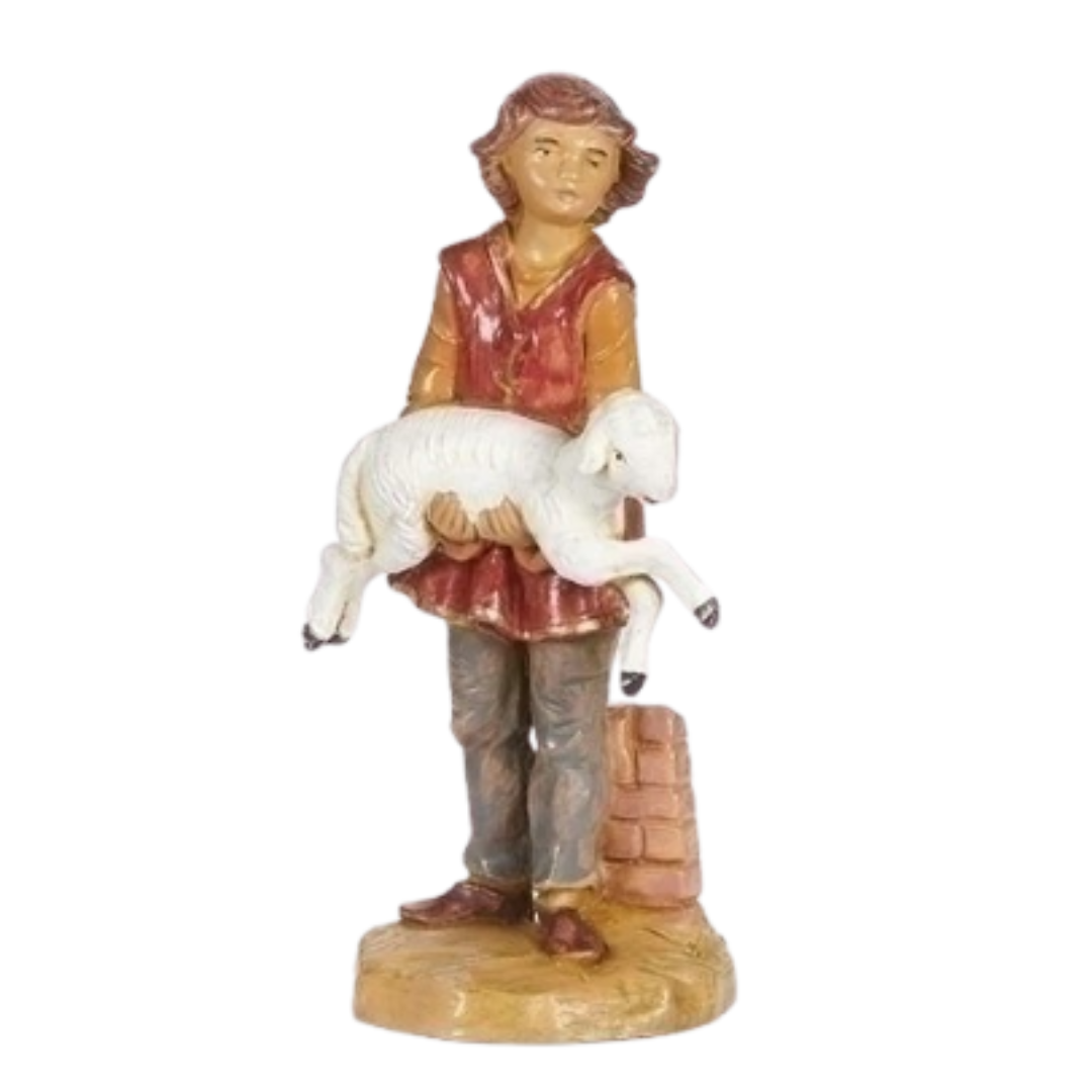 Fontainin 5" Heirloom Nativity Ari Young Shepherd 
