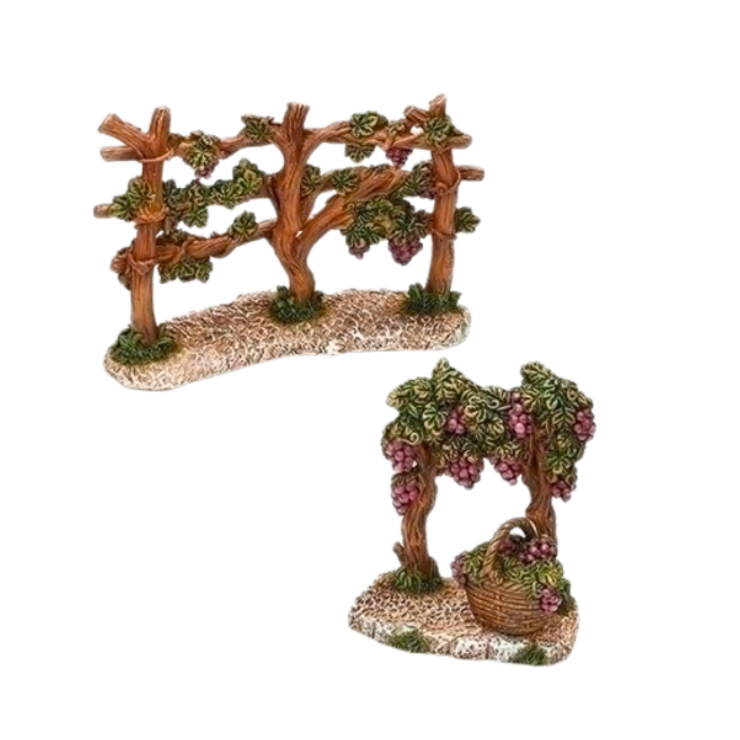 Fontanini 5" Nativity Vineyard Fence (Two-Piece Set)