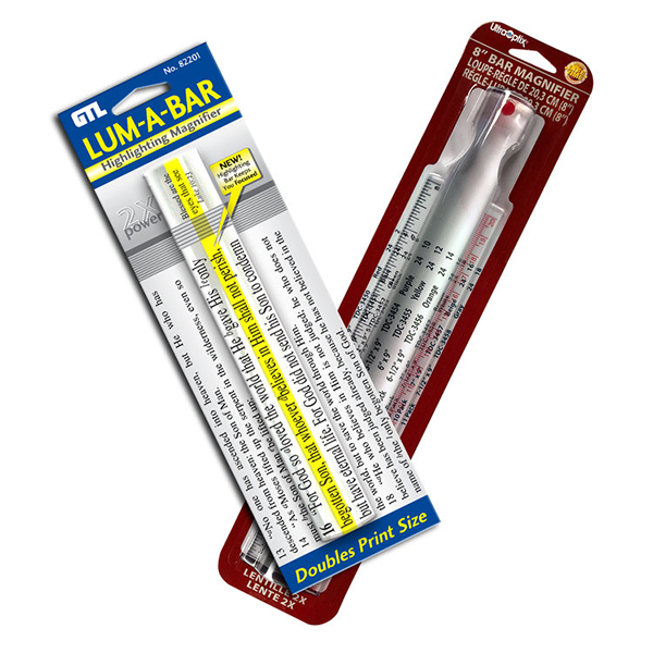 Magnifier GTL 2X Lum-A-Bar Highlighting Magnifier 