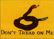 Gadsden Historical Outdoor Flag 3ft x 5ft.