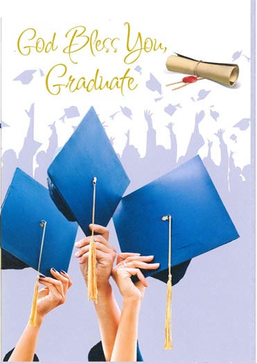 God Bless You Graduate Greeting Card -238-87800
