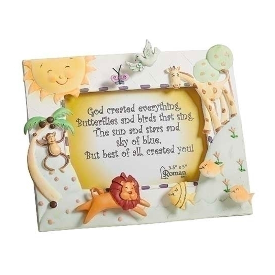 "God Created Everything" Picture Frame