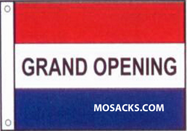 GRAND OPENING 3' x 5' Nylon Message Flag, #120032