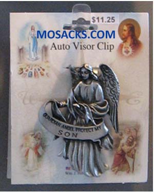 Guardian Angel Protect Son Visor Clip 2x2.5"  12-V5081