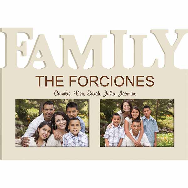 IVORY FAMILY PHOTO FRAME 4X6