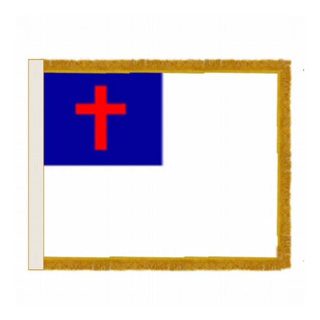 Christian Flag - Indoor (Various Sizes)