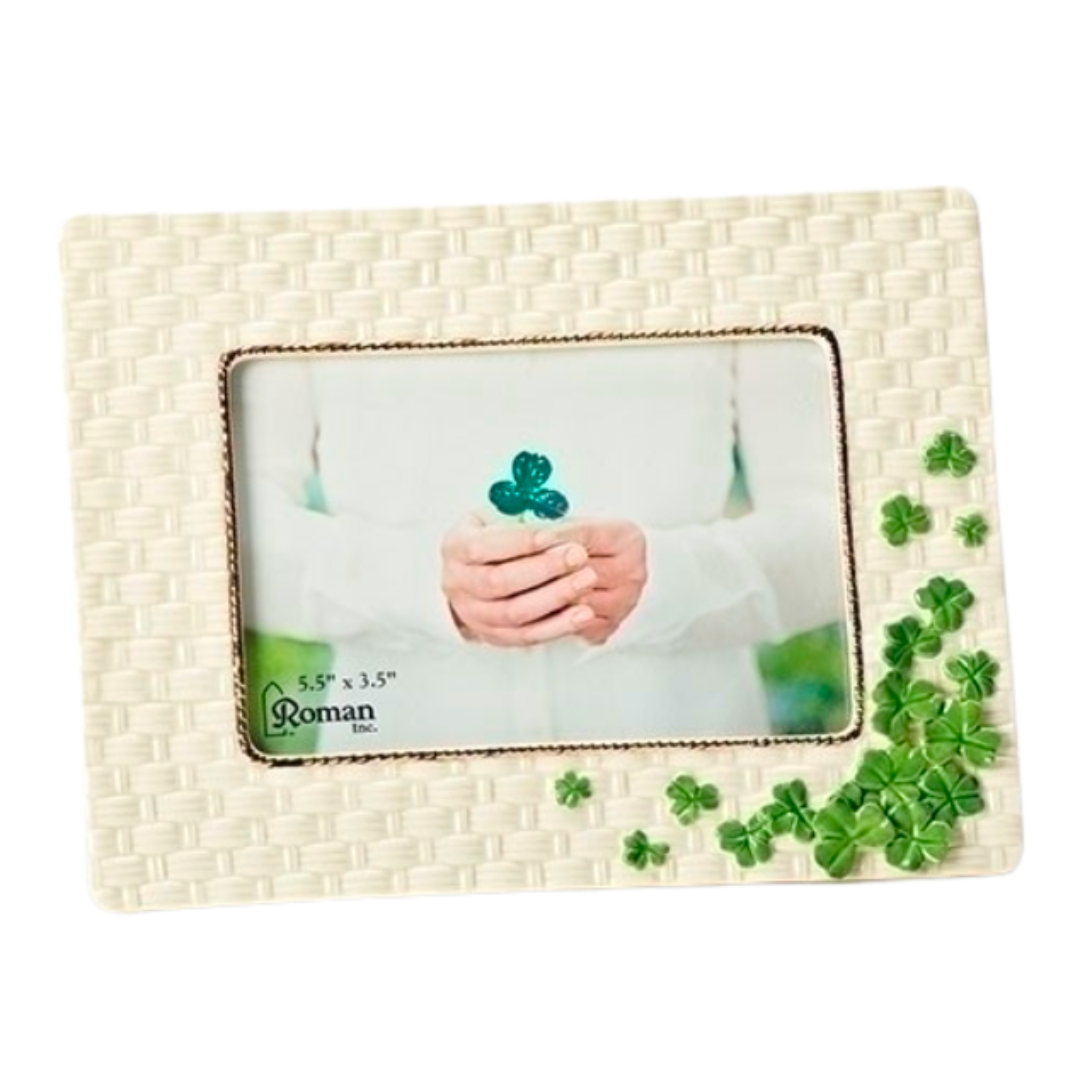 Irish Frame with Shamrocks, 4" x 6"