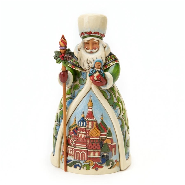 Jim Shore Heartwood Creek 6-5" Russian Santa (258-4017650)