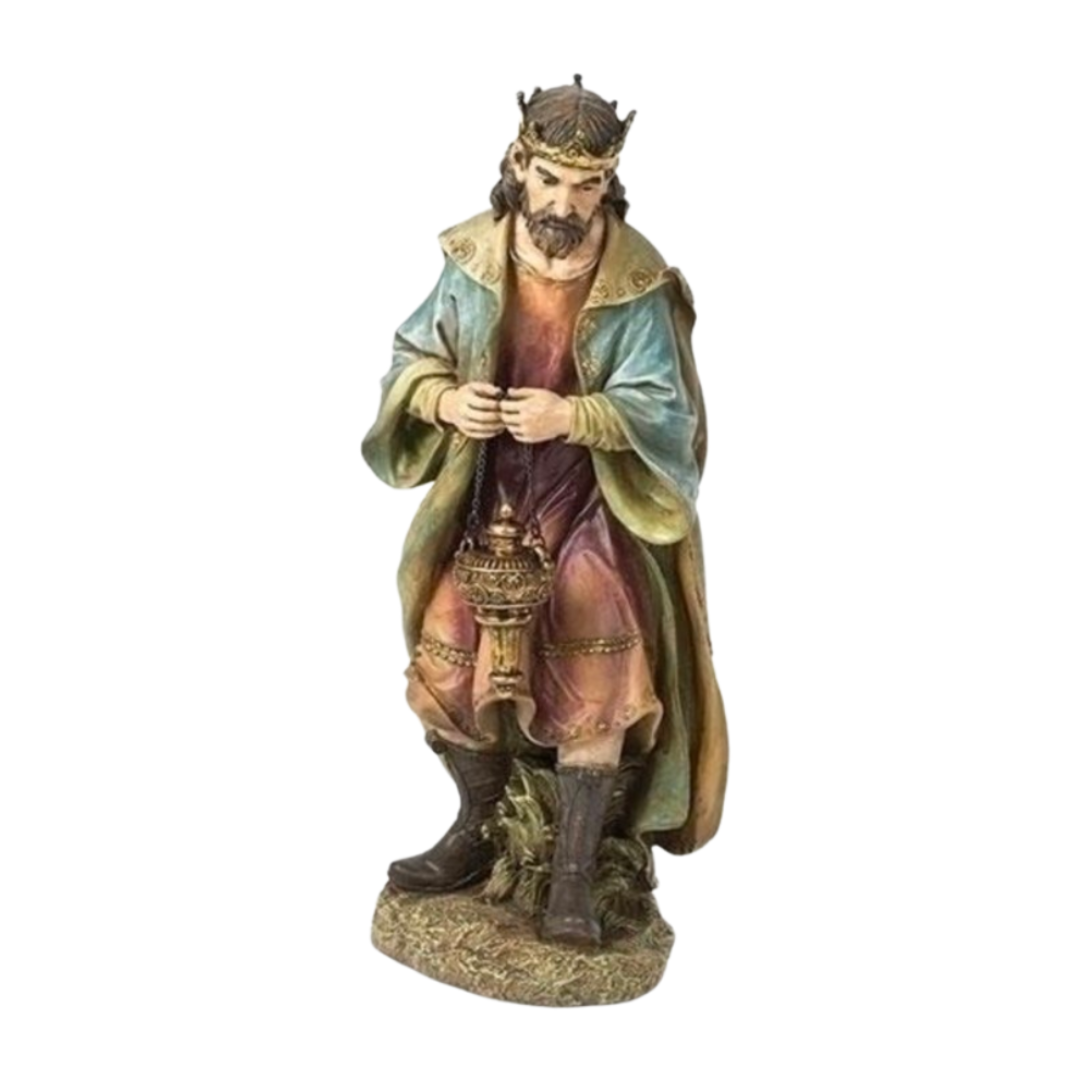 Joseph's Studio 27" Full Color Nativity Praising King Melchior