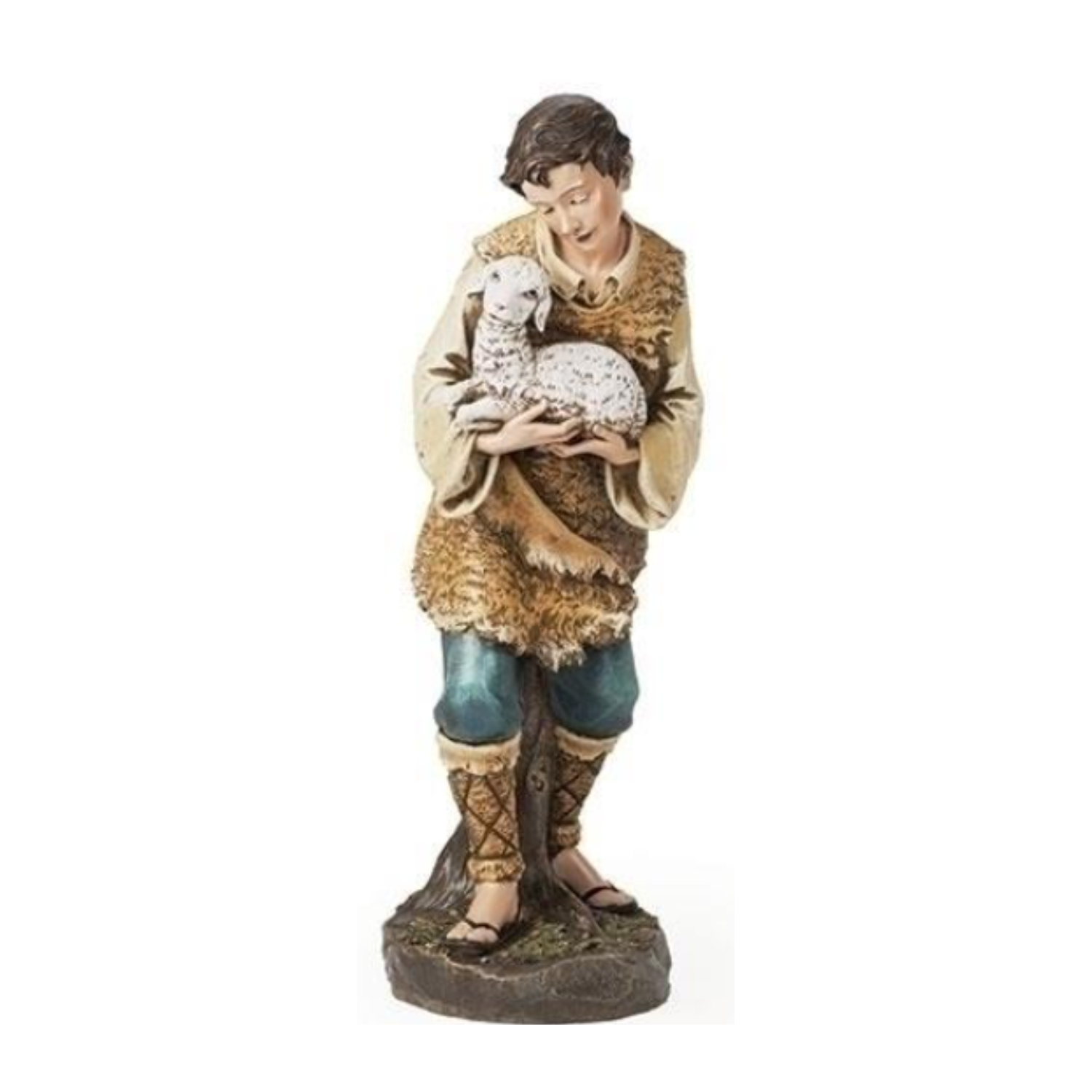 Joseph's Studio 39" Full Color Nativity Gabriel w/Lamb