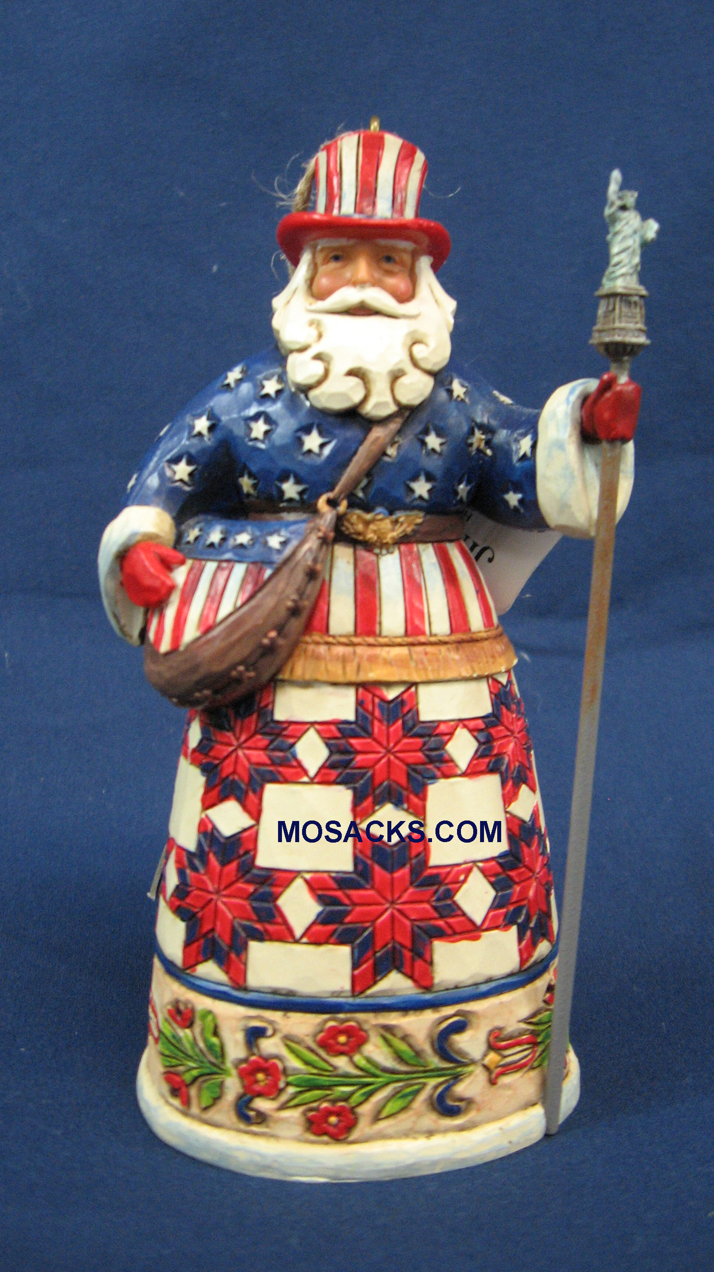 Jim Shore Heartwood Creek 5" U.S.A Santa 258-4026272