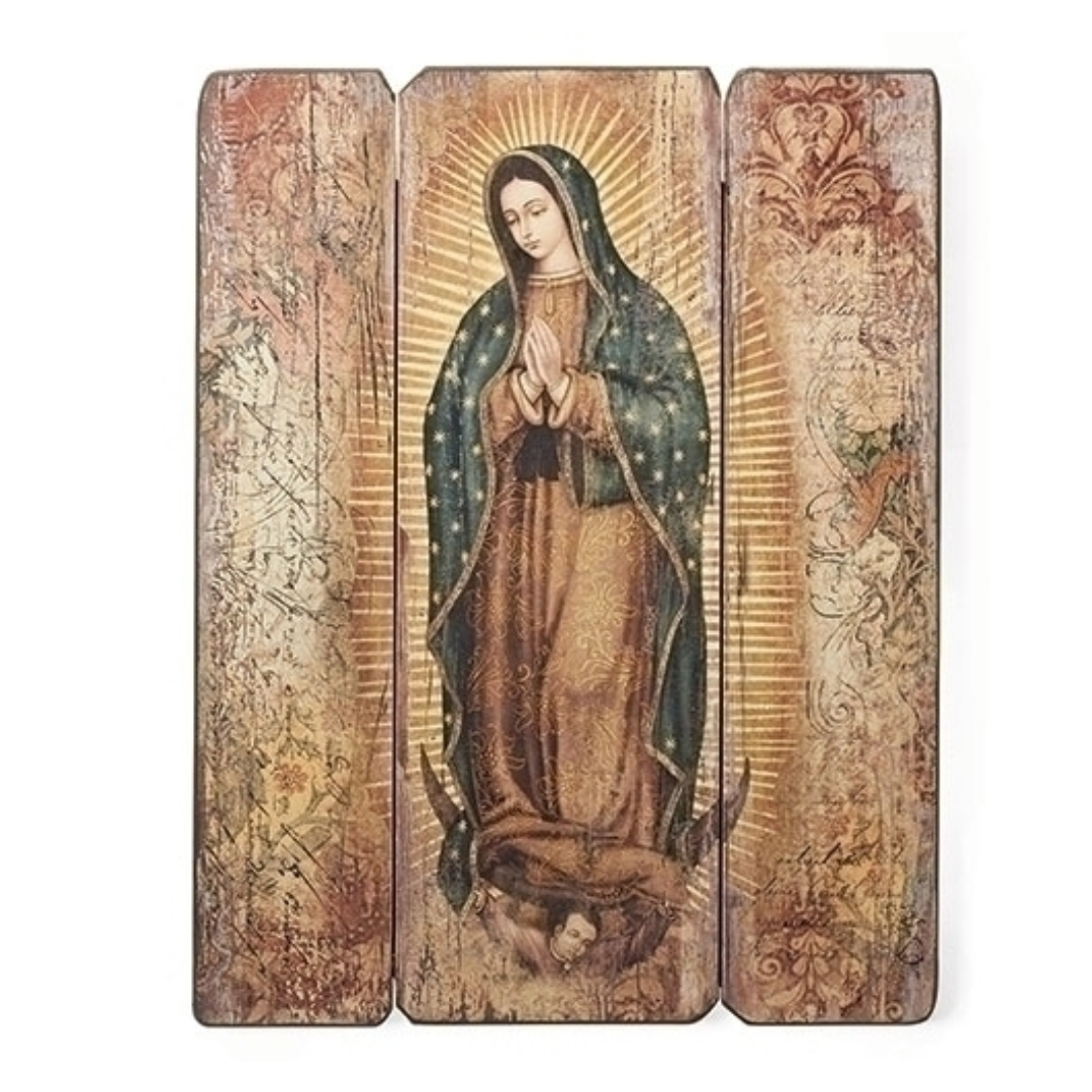 Joseph's Studio Our Lady Of Guadalupe Decorative Panel 15"