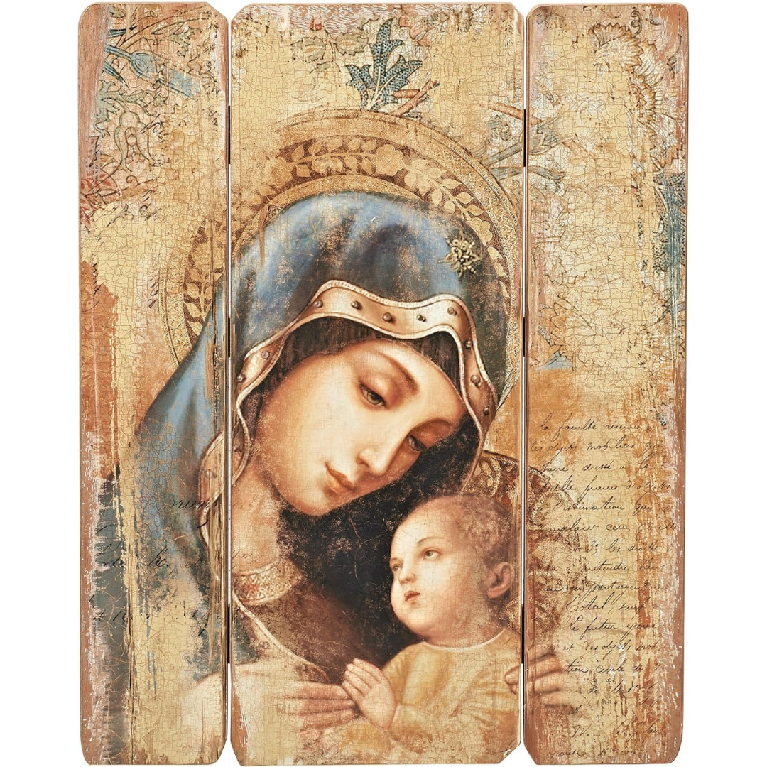 Joseph's Studio Madonna And Child Decorative Panel 26"