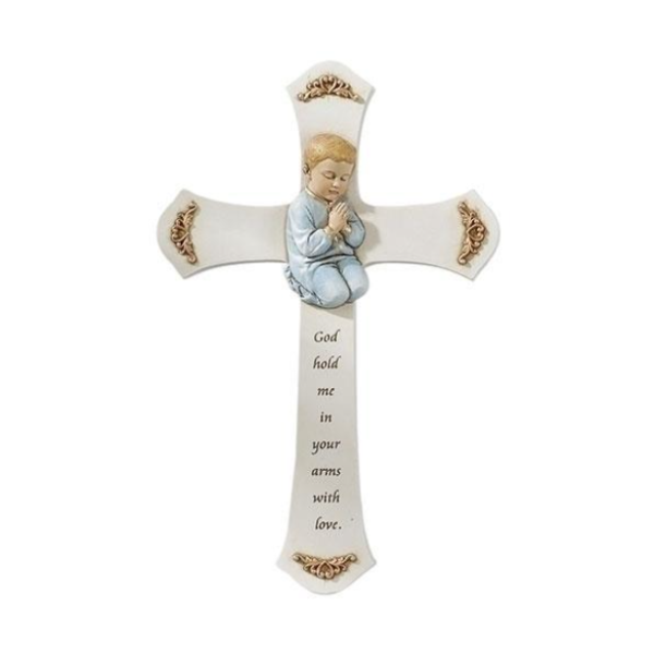 Joseph's Studio Boy Praying 8" Wall Cross