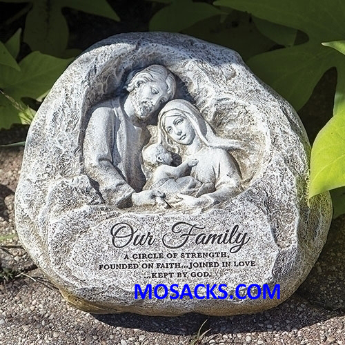 Joseph's Studio 4.25" Holy Family garden Stone
