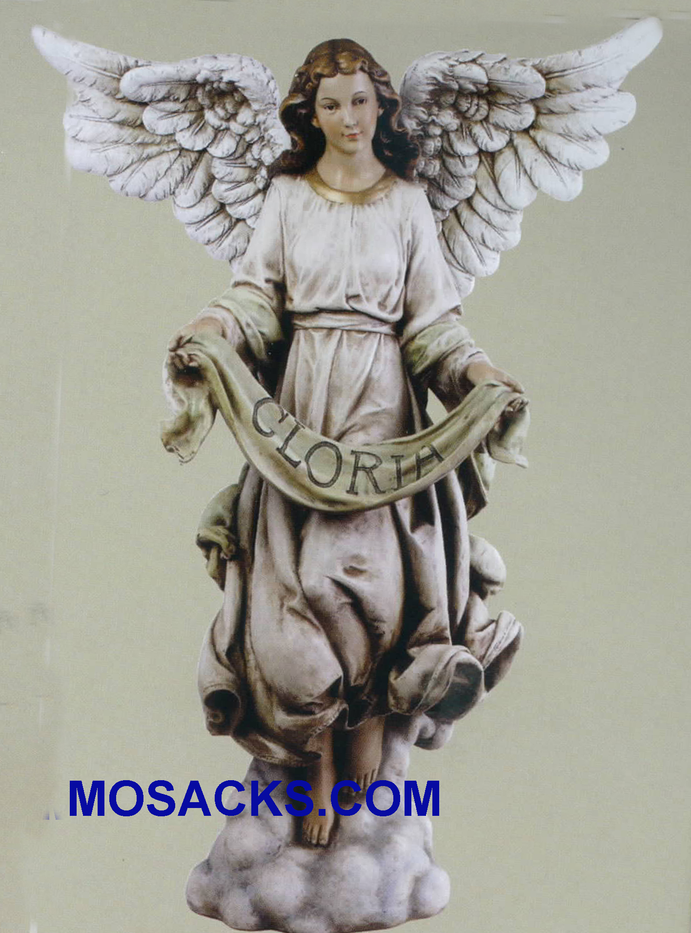Joseph's Studio 39" Full Color Nativity Gloria Angel
