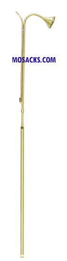 Telescoping Candle Lighter Snuffer Brass 72" K221