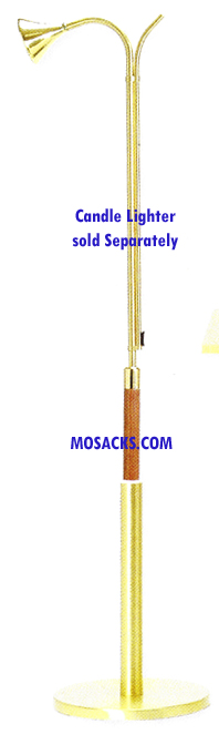 K226 Candle Lighter Stand Solid Brass