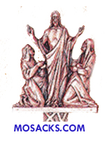 K379-15 Antique Bronze Finish Resurrection Station Of The Cross