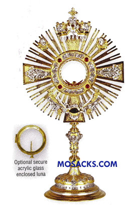 Monstrance 20-1/2" High holds 2-3/4" Host (K667)
