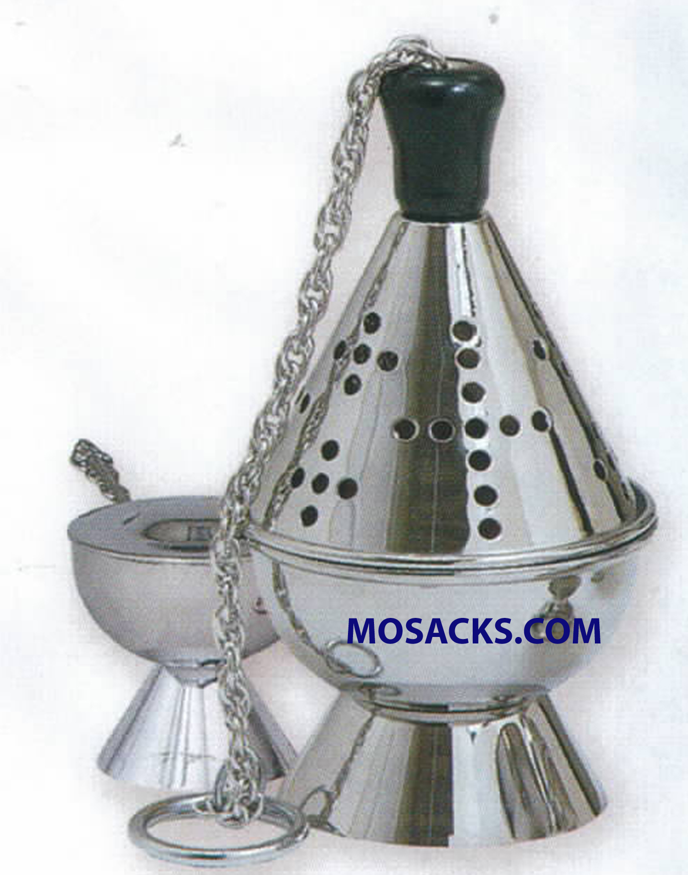 K Brand Censer & Boat Stainless Steel 7-3/4" (K201)
