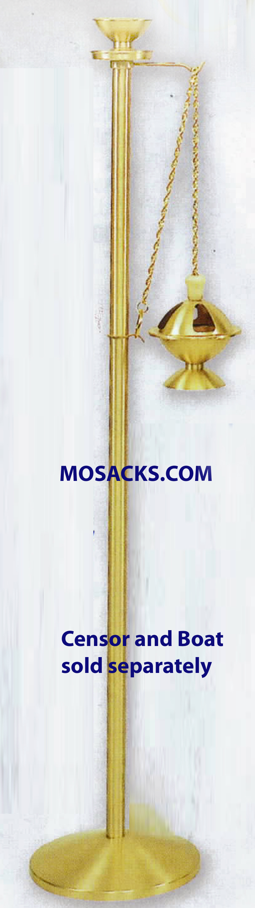 K Brand Censer Stand Brass 50" (K176)