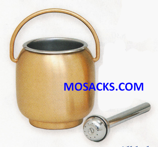 K Brand Holy Water Pot, Sprinkler and Liner 14-K388