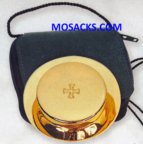 K Brand Gold Plate Paten Pyx & Burse Set 25 Host cap. K548