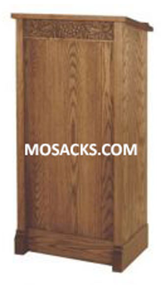Lectern Wooden Grape Band with one inside shelf 40-328A