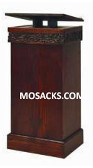 Lectern Wooden Grape Band with one inside shelf 40-336