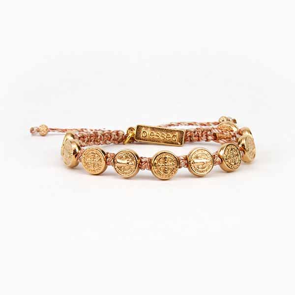 MSMH Benedictine Blessing Bracelet: Rose Gold - 10006MC